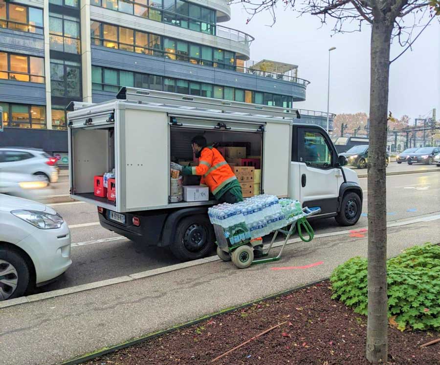 Fourgonette Goupil G6 pour la livraison en centre-ville