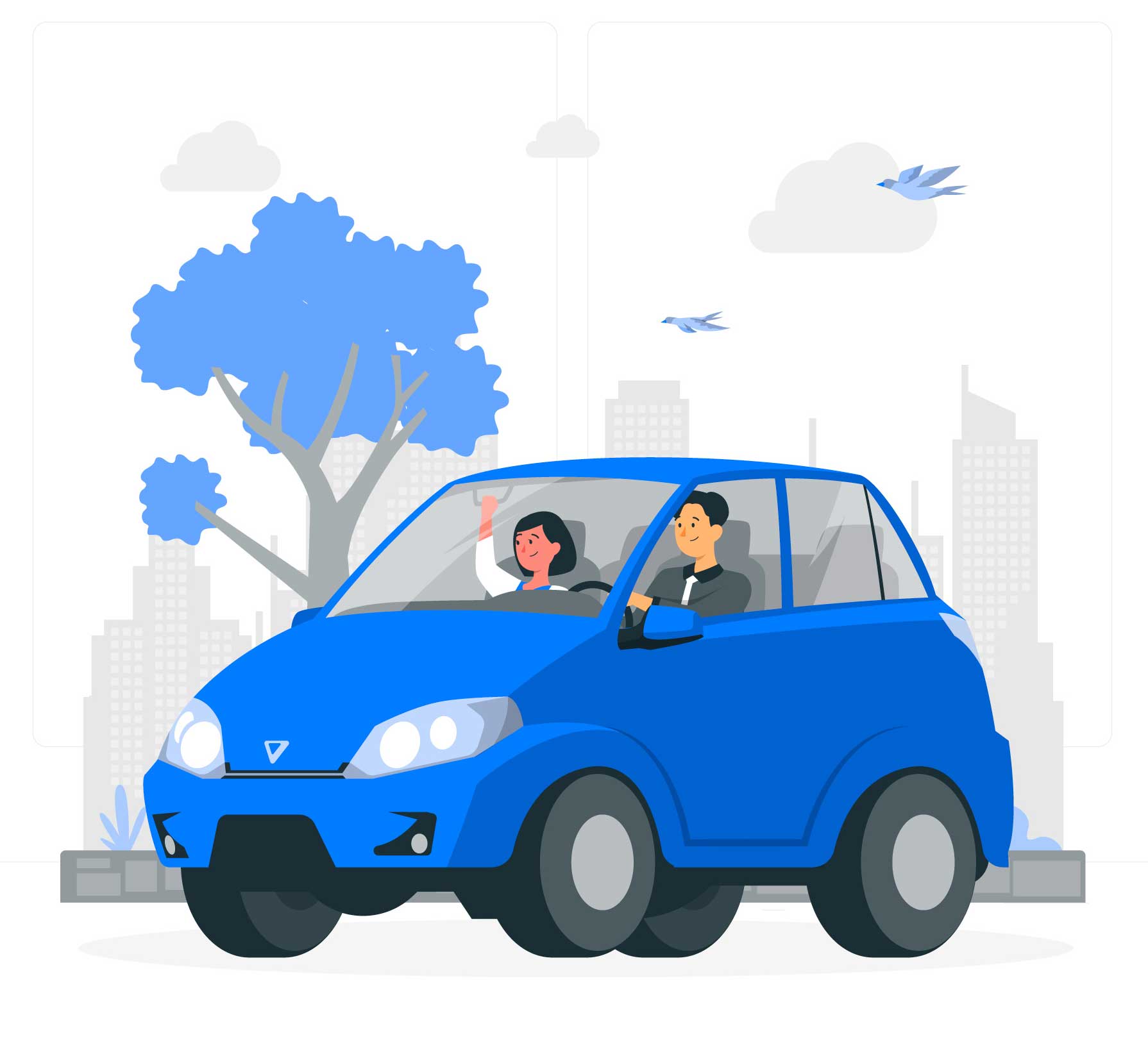 Adoptez une conduite souple au volant de votre véhicule électrique l By @freepik